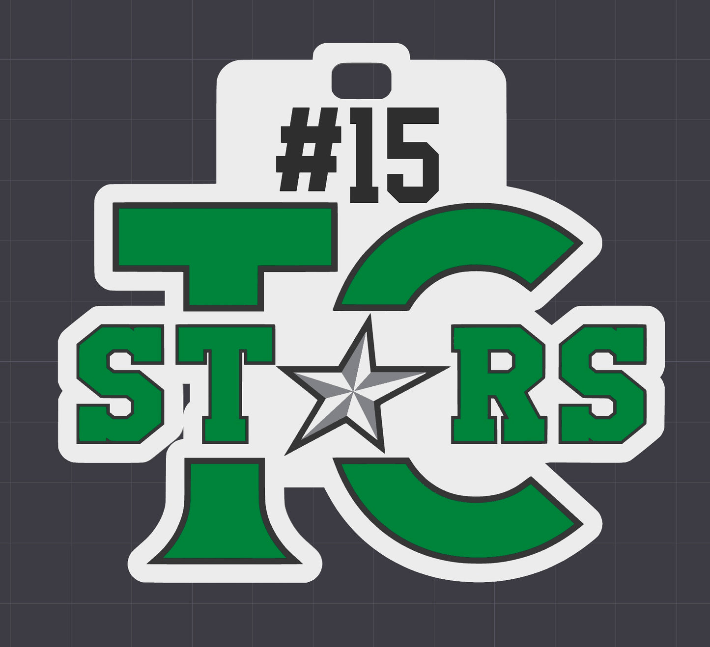 Twin Centre Team Set - Bag Tags and Ornaments