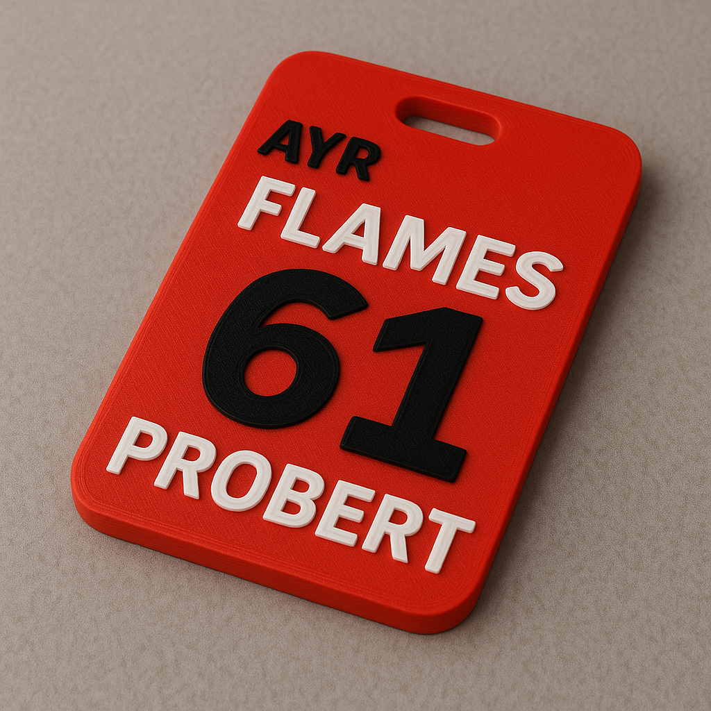 Bag Tags - 3D Printed