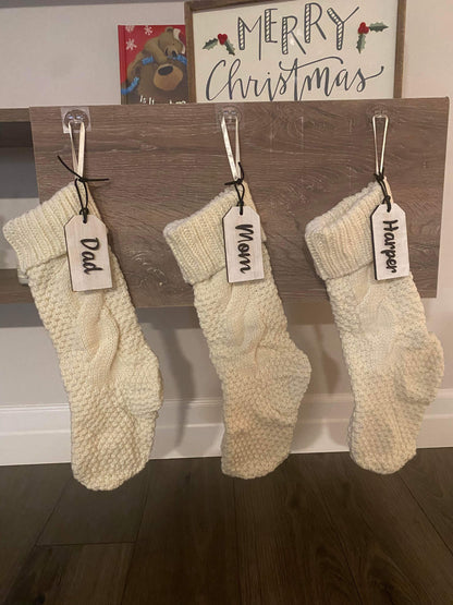 Personalised Christmas Stocking Tags