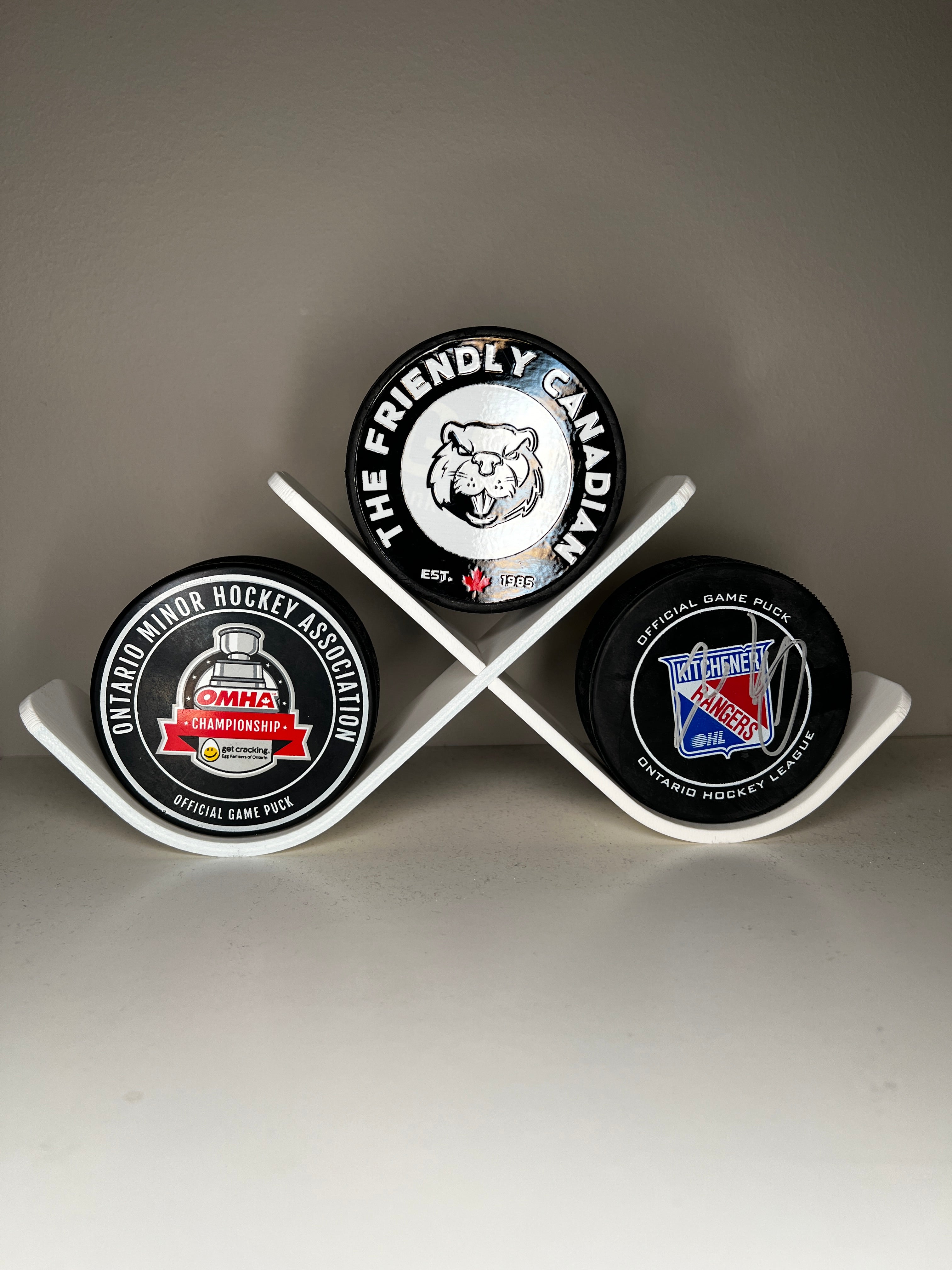 Hockey Puck Holder - 3D Printed