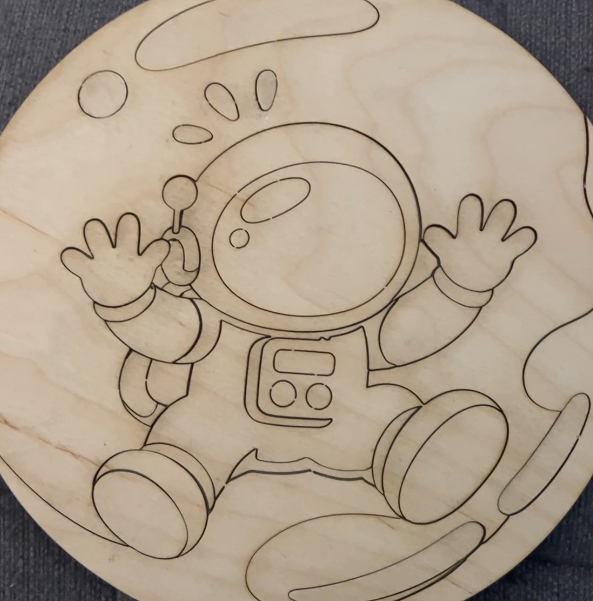 Sign Kit: 12 Inch - Astronaut Trapped in Bubble