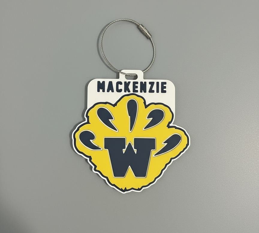 Wilmot Wolverines Bag Tag