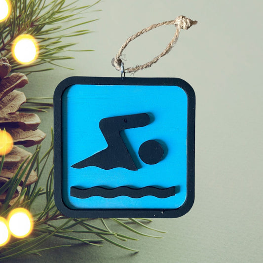 Swimming Tree Ornament