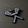 Lacrosse Bag Tag/Keychain - Personalized