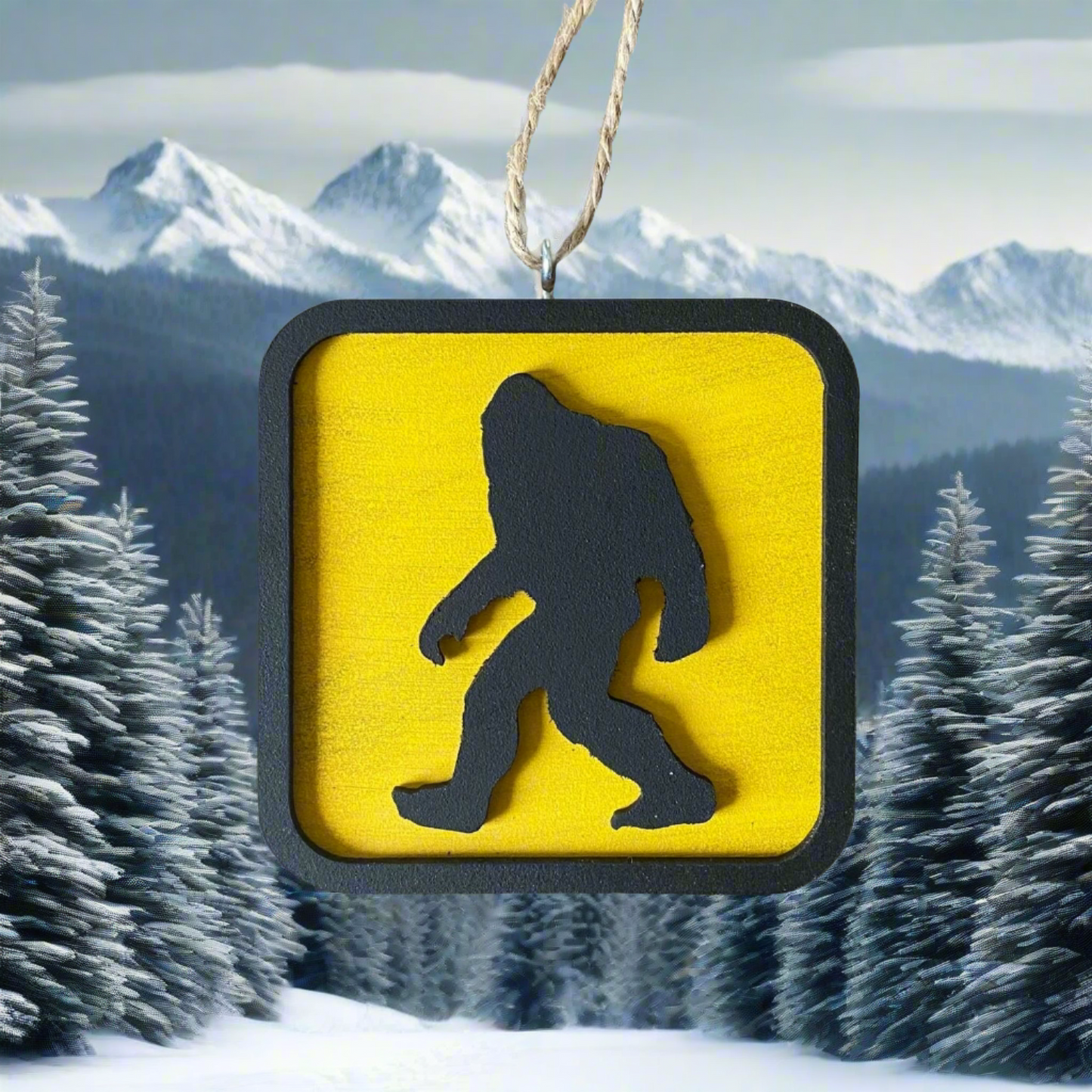 Sasquatch Tree Ornament