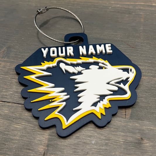 Huskies  Bag Tag U9LL2 - Option 1