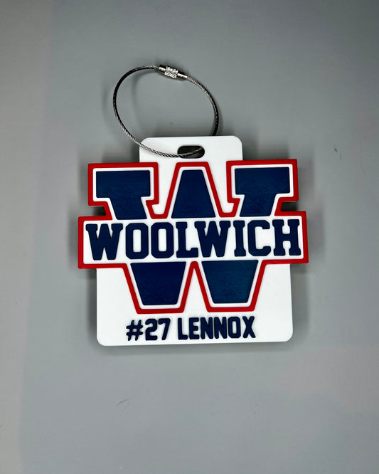 Woolwhich Wildcats Bag Tag