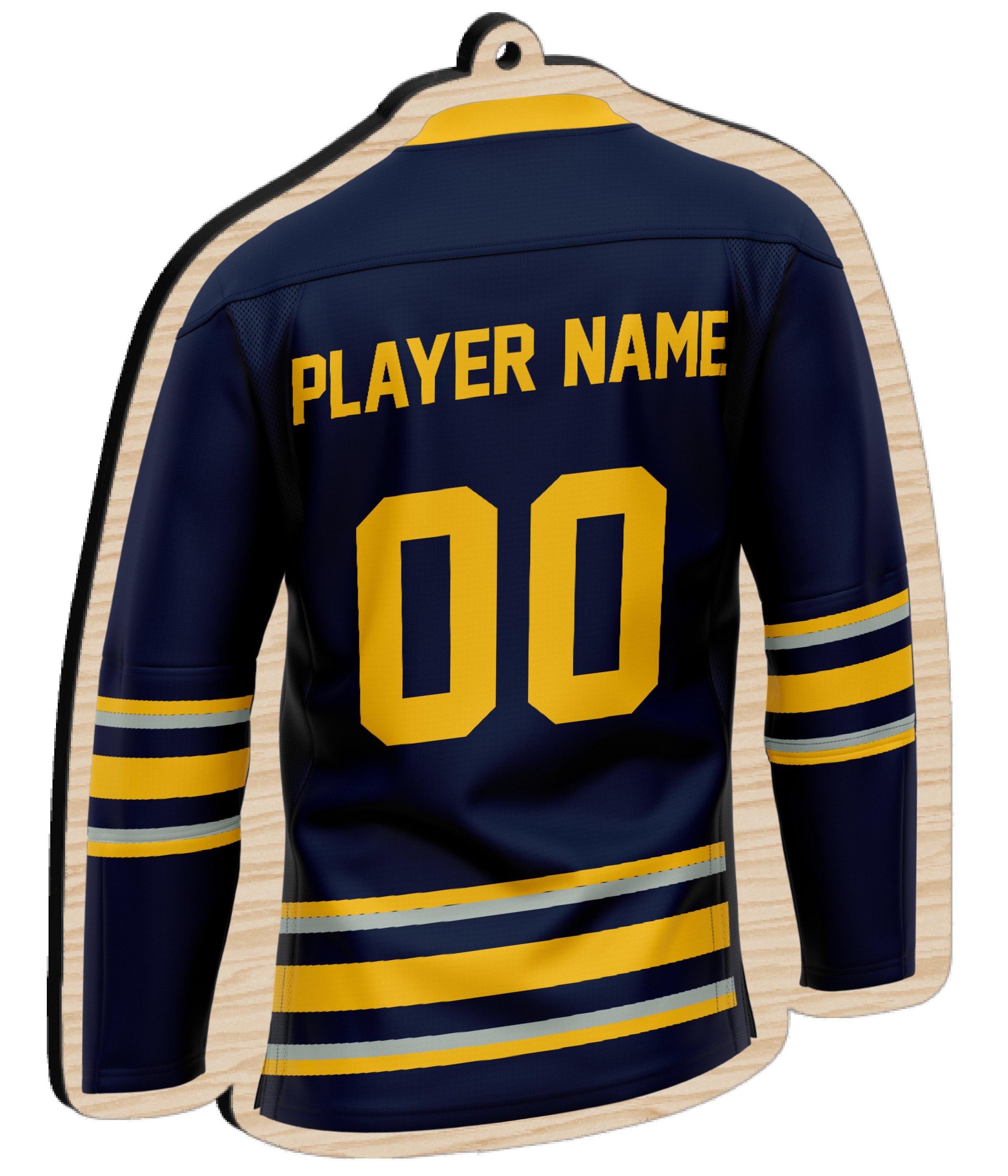 Personalized Hockey Jersey Ornament
