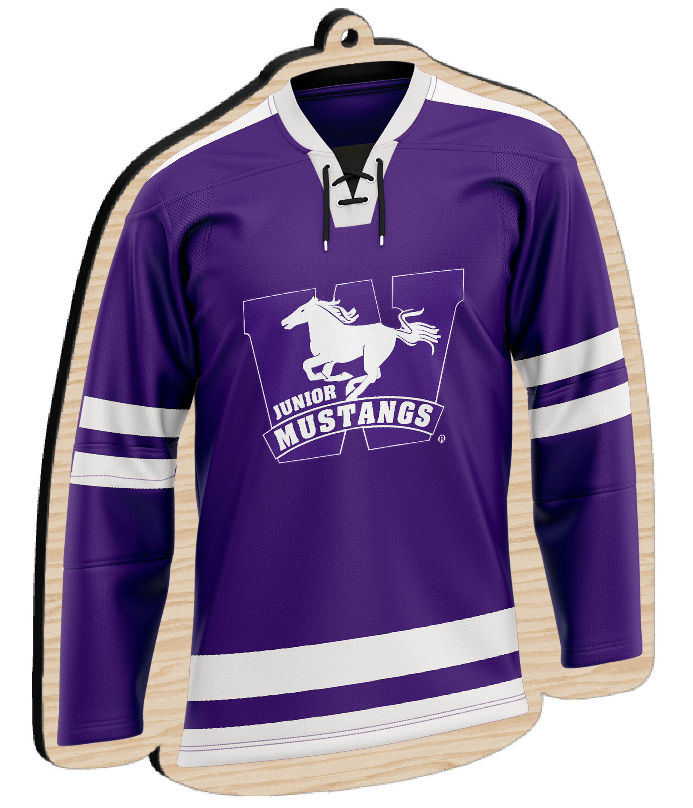 Personalized Hockey Jersey Ornament