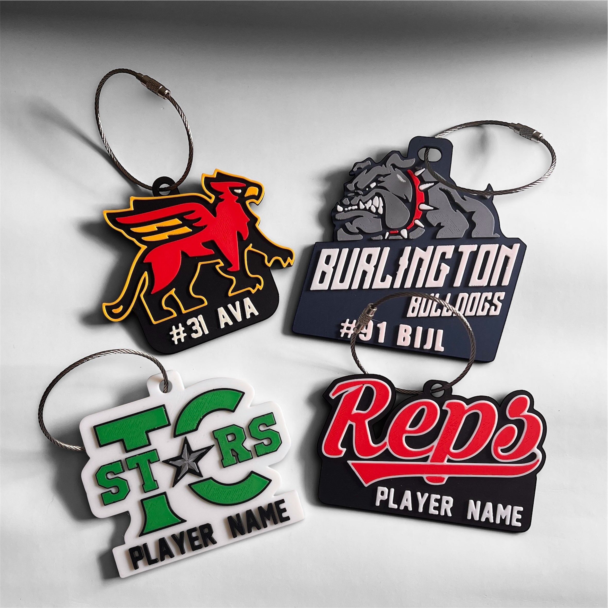 Custom Team Bag Tags