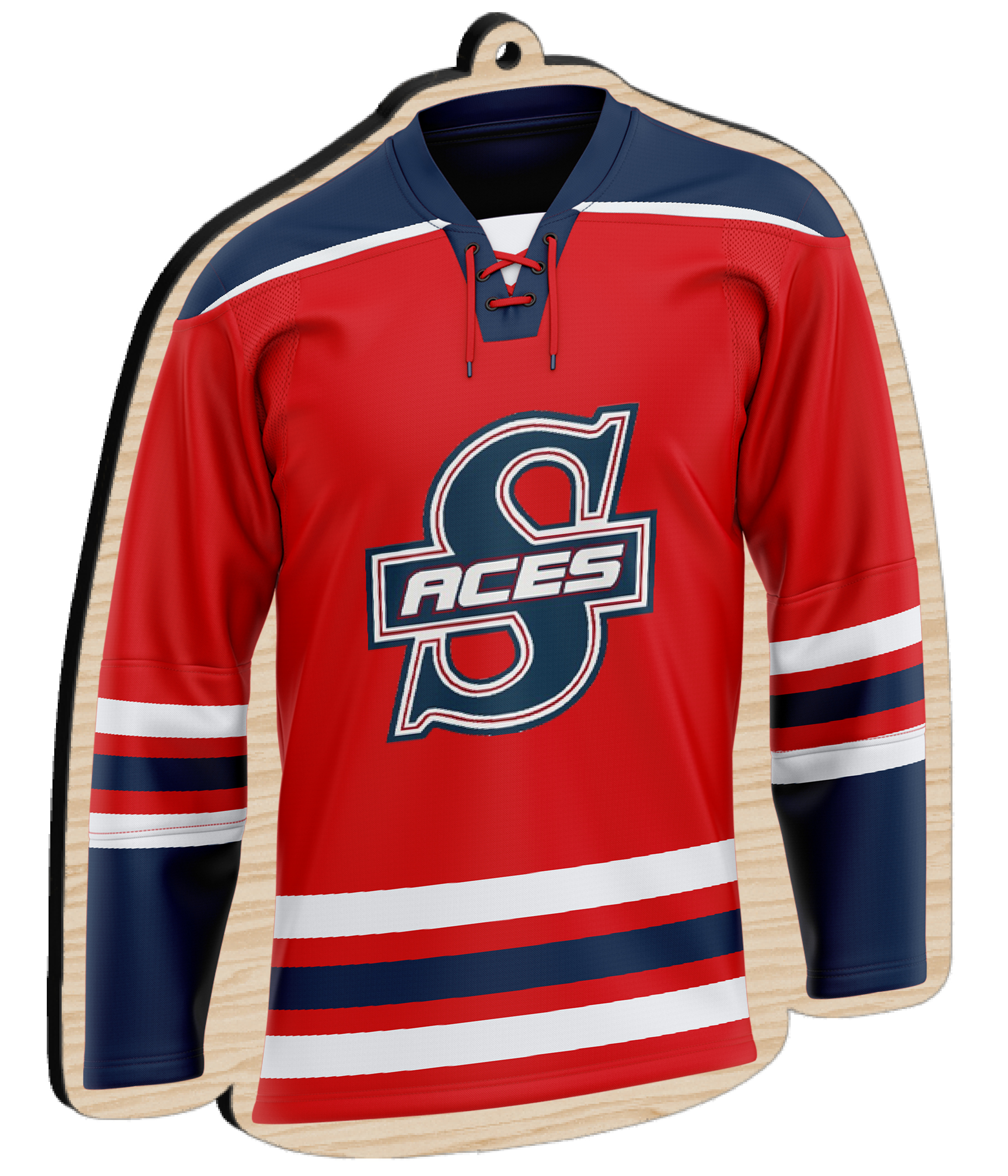 Personalized Hockey Jersey Ornament